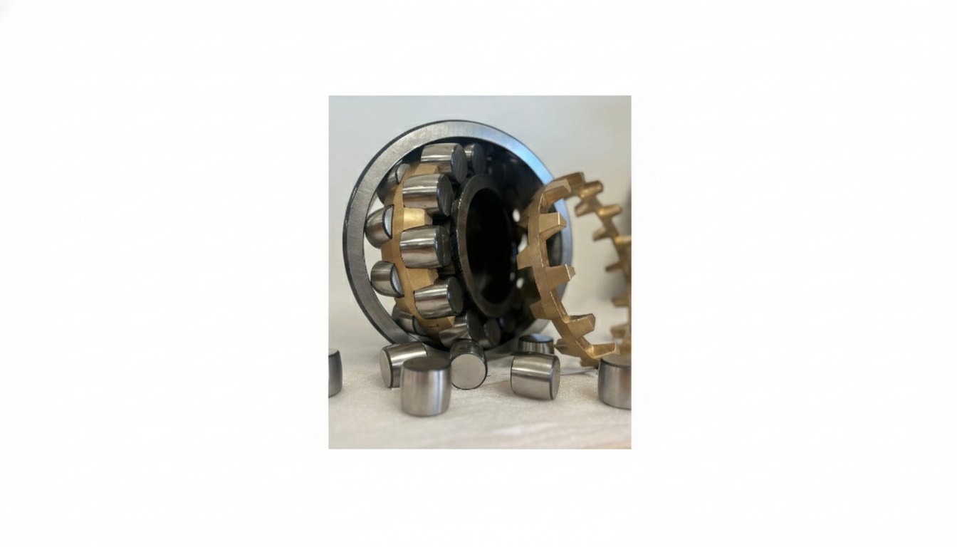 Roulement avec cage en Bearium